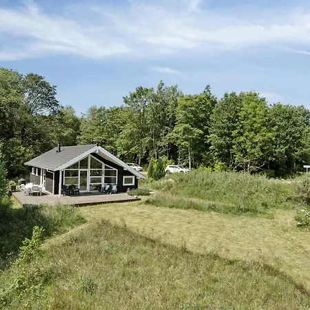 Forest House With Stream By Hjarbaek Fjord