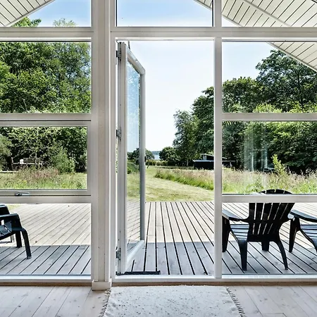 Forest House With Stream By Hjarbaek Fjord