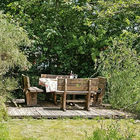 Forest House With Stream By Hjarbaek Fjord Højslev